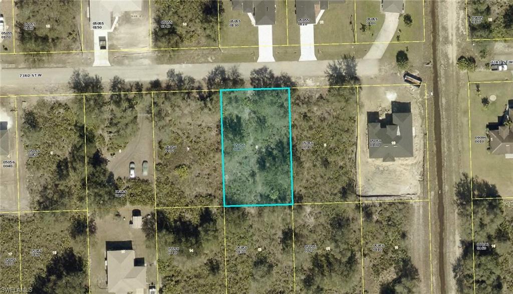 Aerial view of property's location