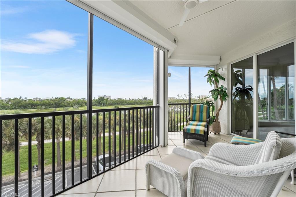 Sunroom featuring tile patterned flooring
