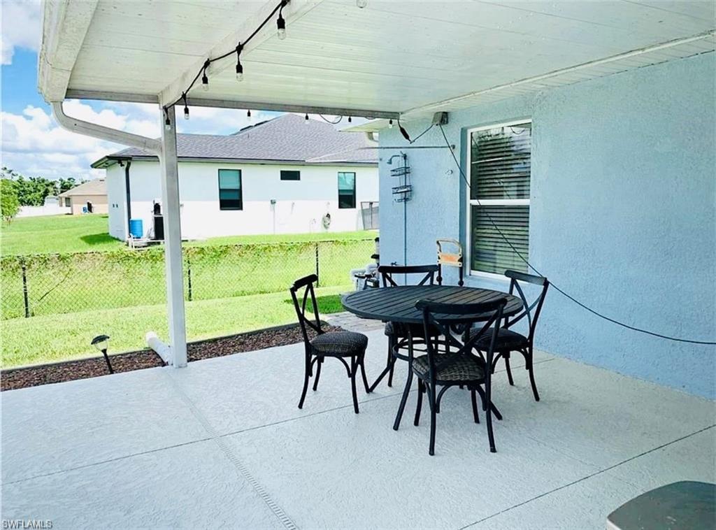 View of patio / terrace featuring outdoor dining space