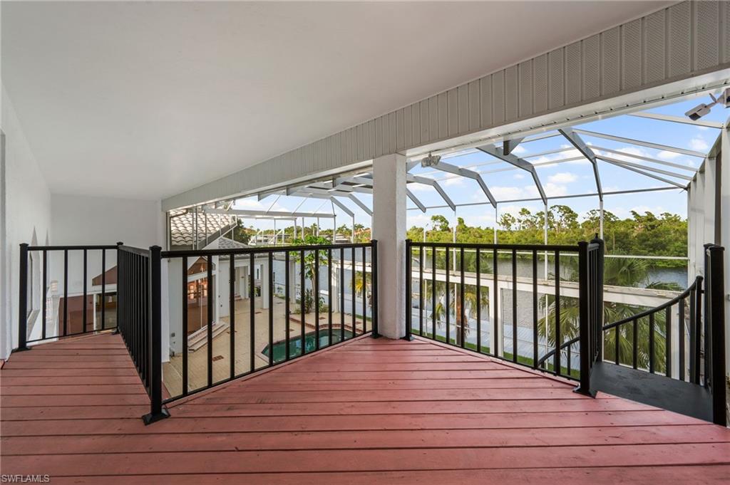 second floor balcony