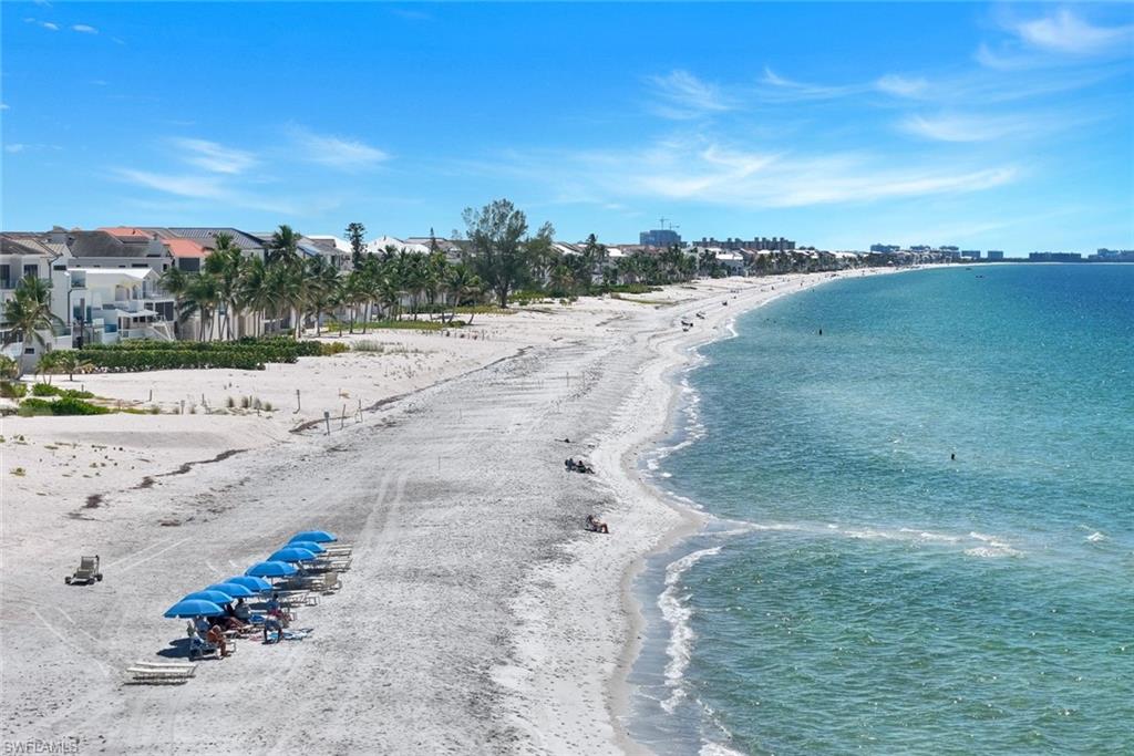 Water view featuring nearby beach