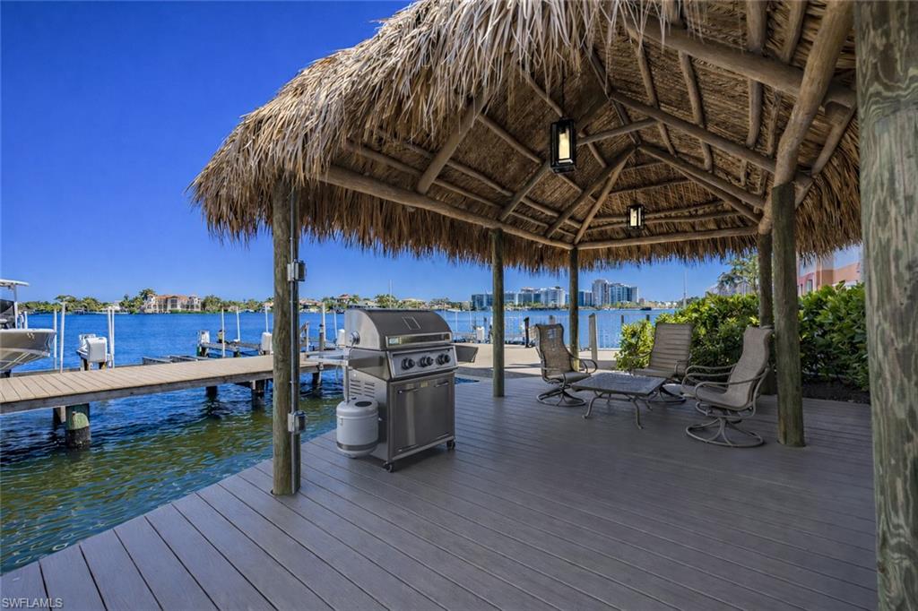Dock featuring a water view