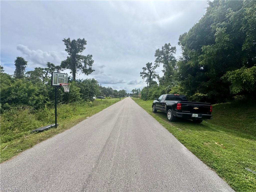 View of asphalt street