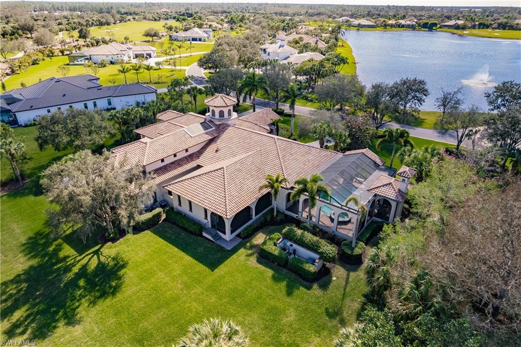 Aerial View-Home, Lake, & Preserve