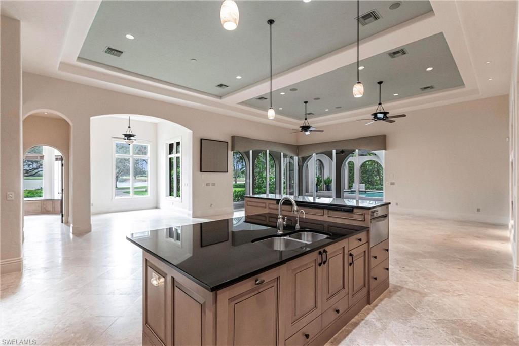 Gourmet Kitchen Open to Dining Room