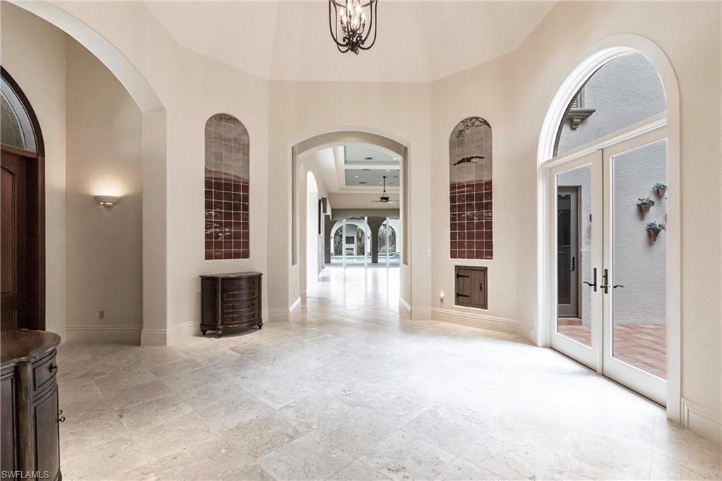 Rotunda Entry Opens to Outdoor Courtyard & Main Living Area