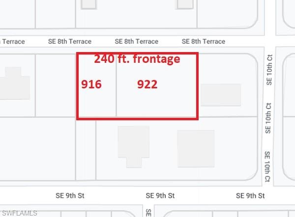 THIS SALE INCLUDES LOTS #17 THROUGH #22 AND THAT'S ALMOST 2/3 OF AN ACRE WITH APPROXIMATLEY 240 FEET OF ROAD FRONTAGE