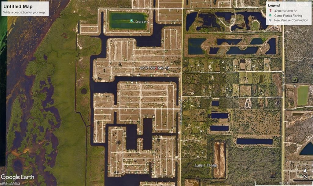 Aerial view of property's location