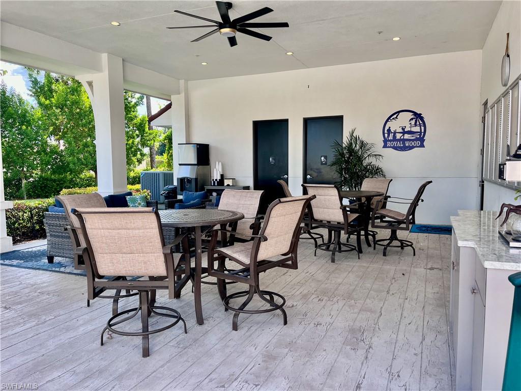 Patio area
