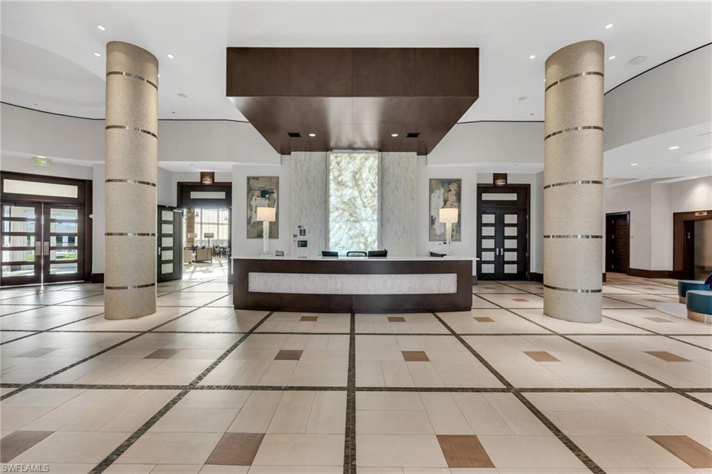 Azure Entry Lobby Reception Area