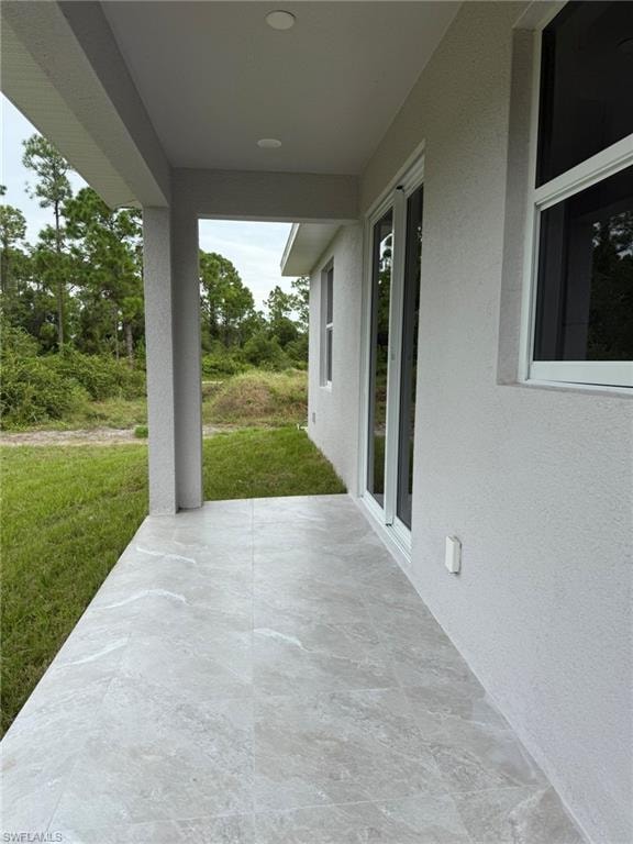 View of patio