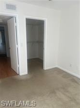 Hall with baseboards