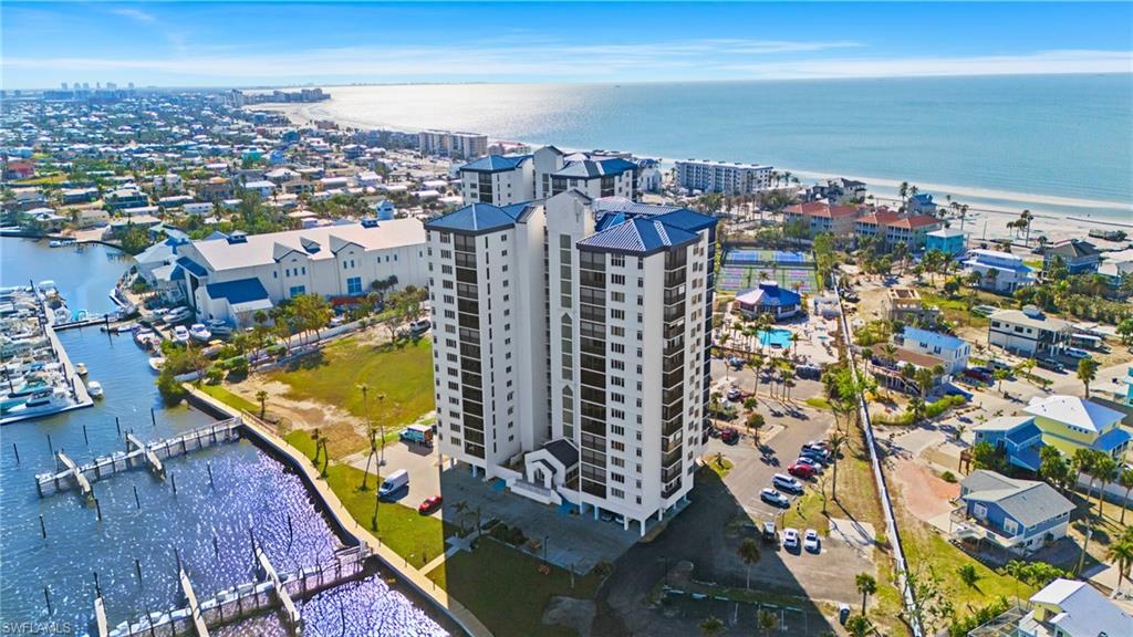 VIRTUALLY ENHANCED - Aerial view with a water view - virtually enhanced image