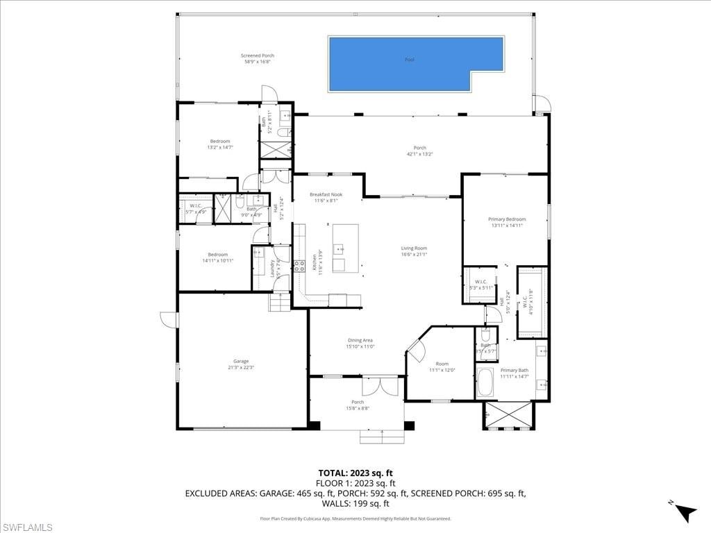 View of floor plan / room layout
