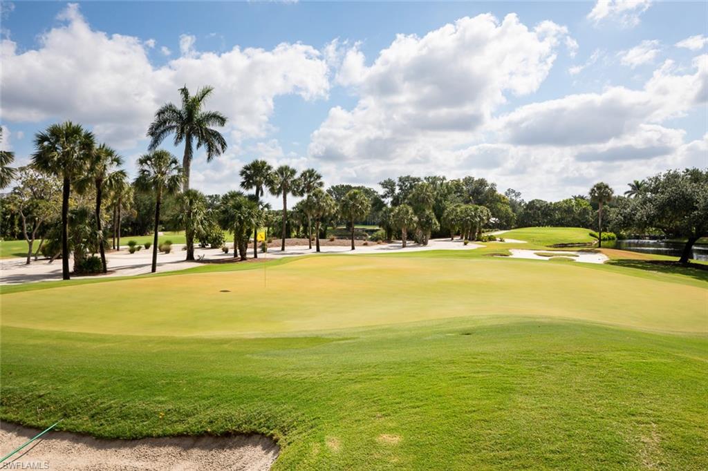 View of home's community featuring view of golf course