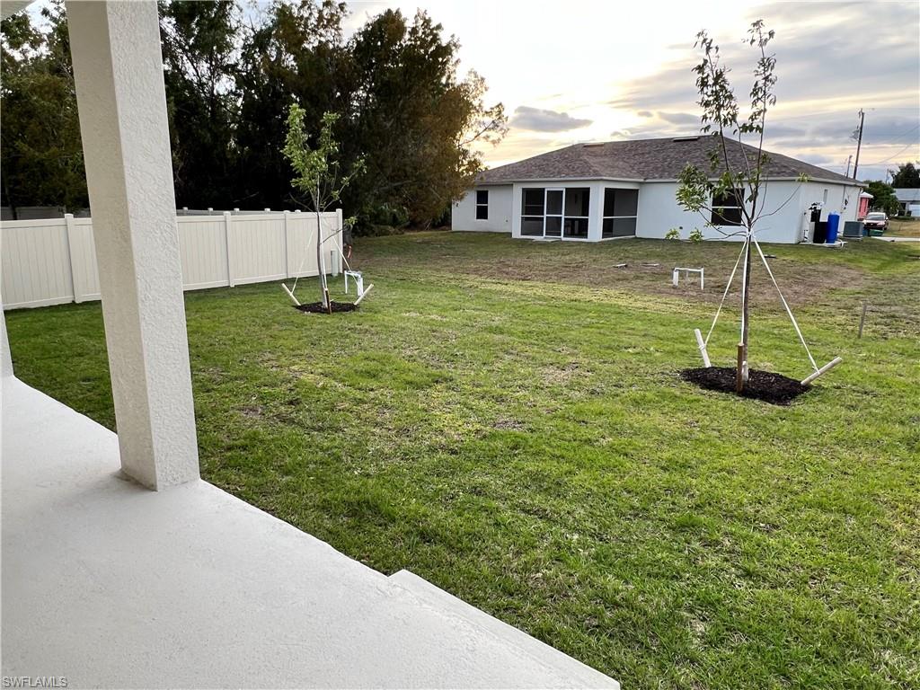 View of yard