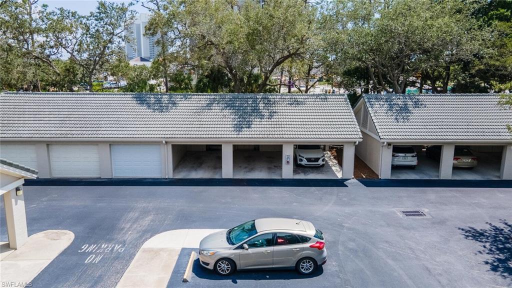 Exterior view of carport