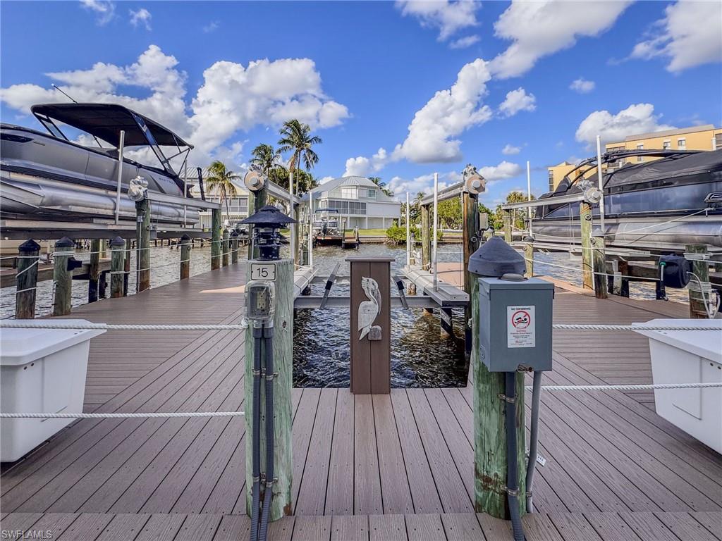 DOCKS 15 & 16 HAVE BEEN COMBINED TO FORM ONE LARGE DOCK W/COMPOSITE DECKING