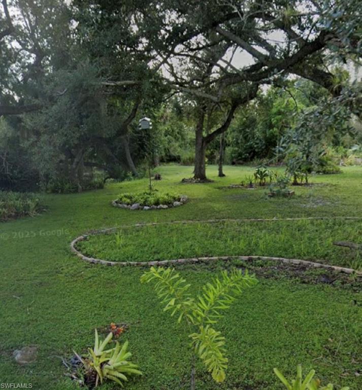 View of cleared undeveloped land