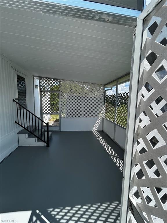 View of patio