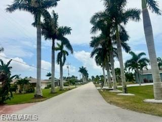 View of asphalt street