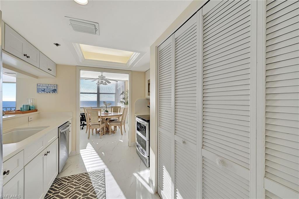 Laundry Closet in Kitchen