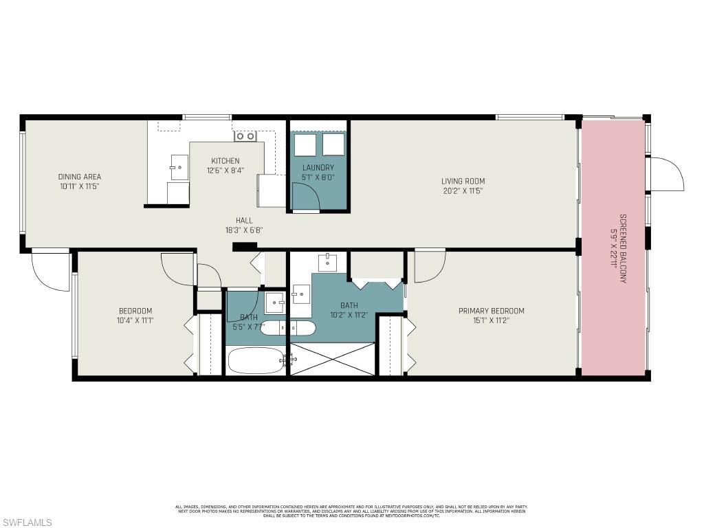2/2 Floor Plan