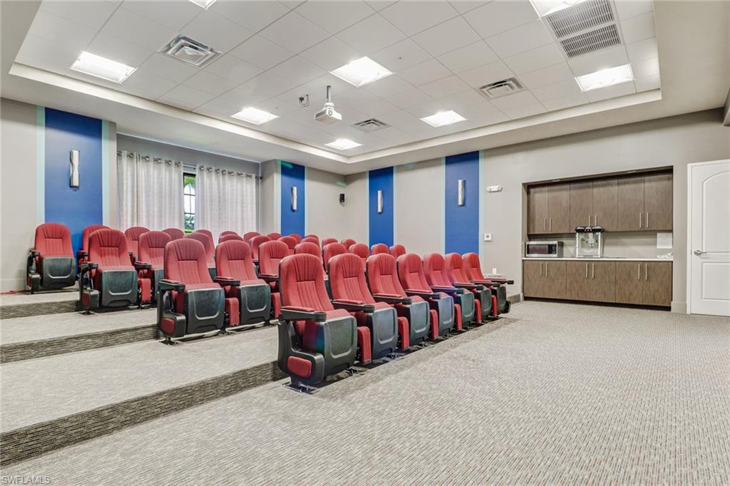 Amenity center theater