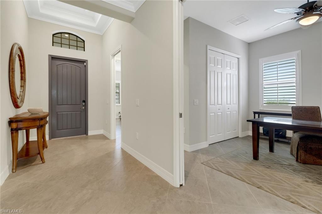 Bright entrance foyer