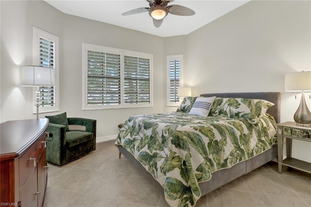 Tiled light & bright second bedroom