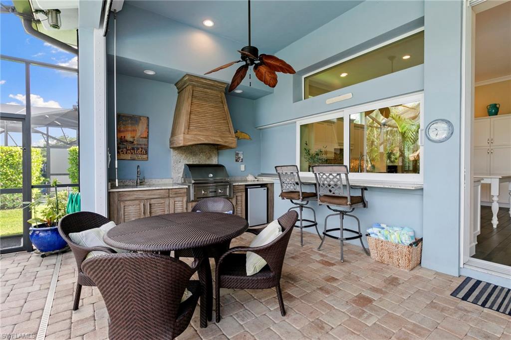 Outdoor Kitchen and Pass through window.