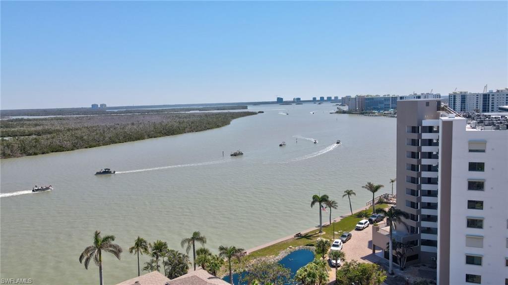 Water view with nearby urban area
