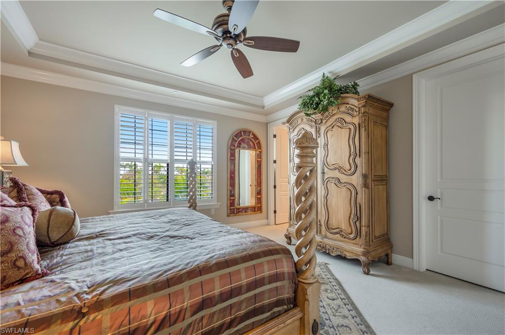 Walk-in closet in this guest suite also.
