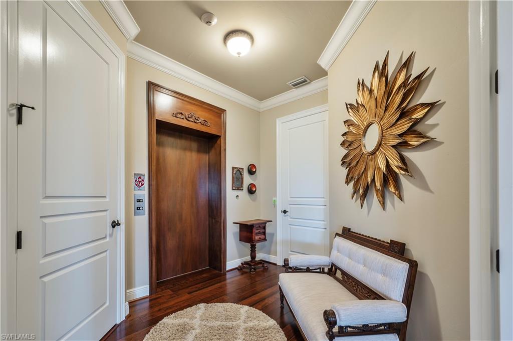 Custom finished secure elevator.