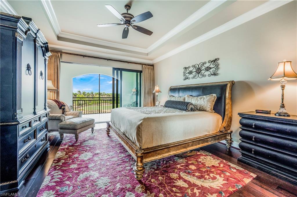 Great views from the master bedroom with sitting area