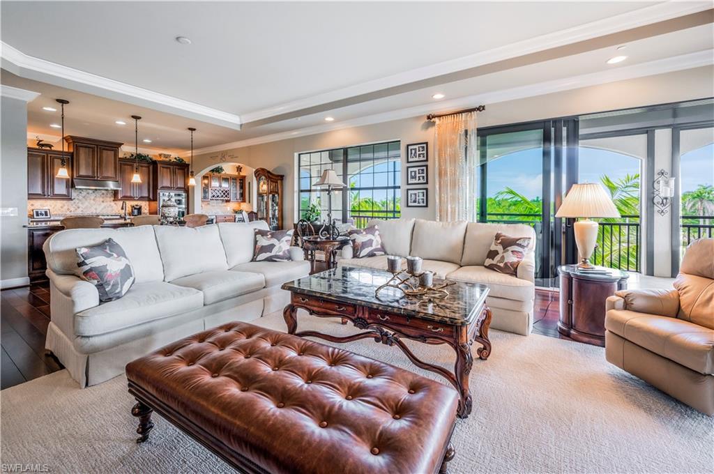 Penthouse views above the trees.