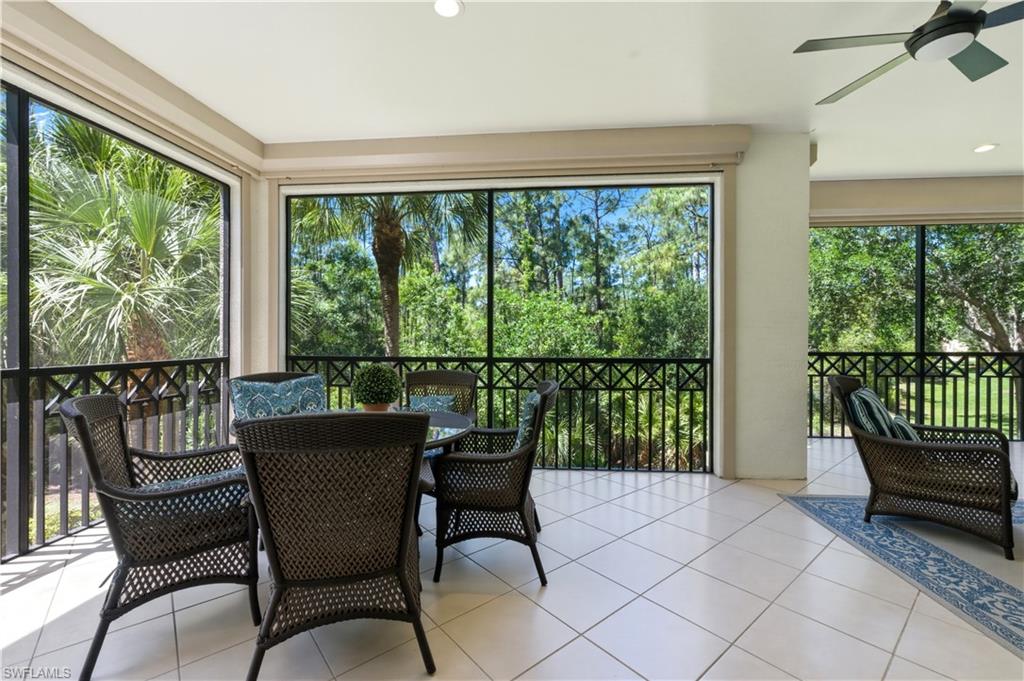 Quiet screened balcony off living & master bedroom.