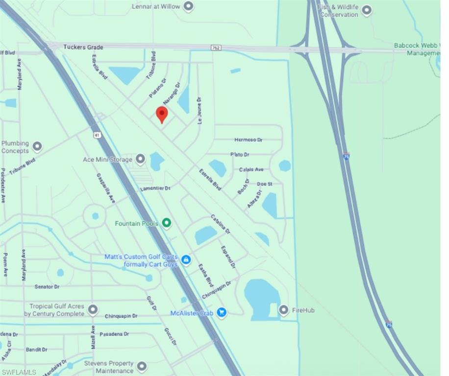 Map / location:   Between  US 41 and I75