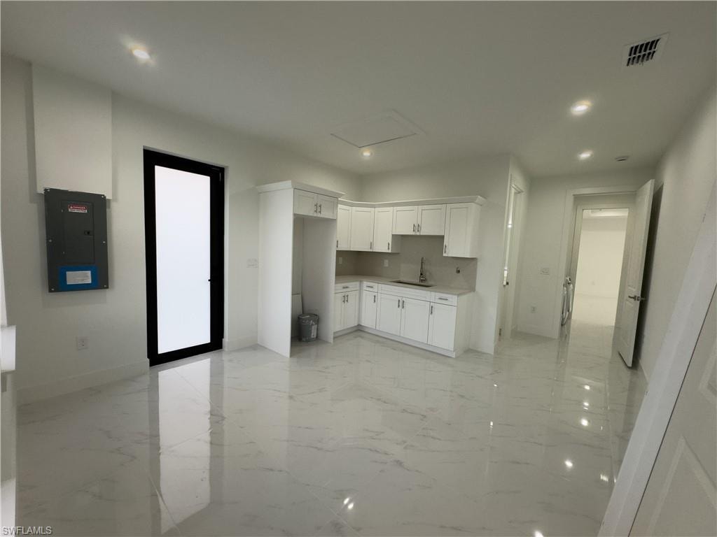 Spacious mother-in-law suite featuring a private entrance