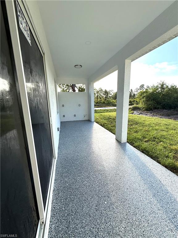 View of patio
