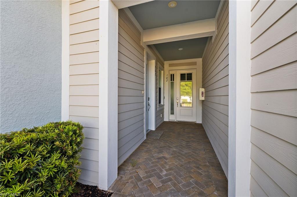 View of exterior entry