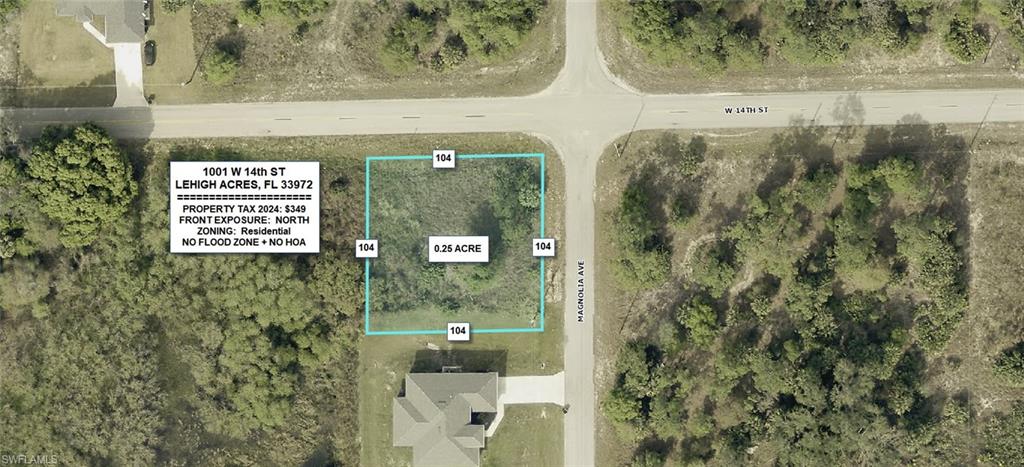 Map / location featuring property parcel outlined