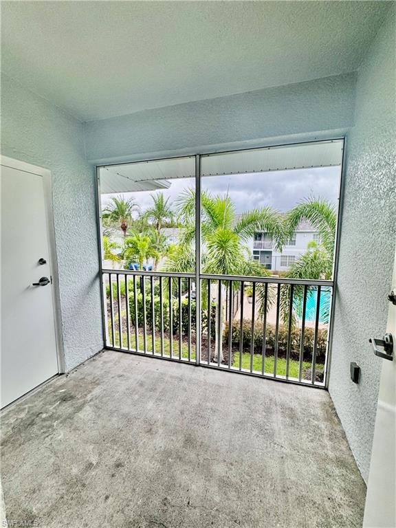 Balcony with a sunroom