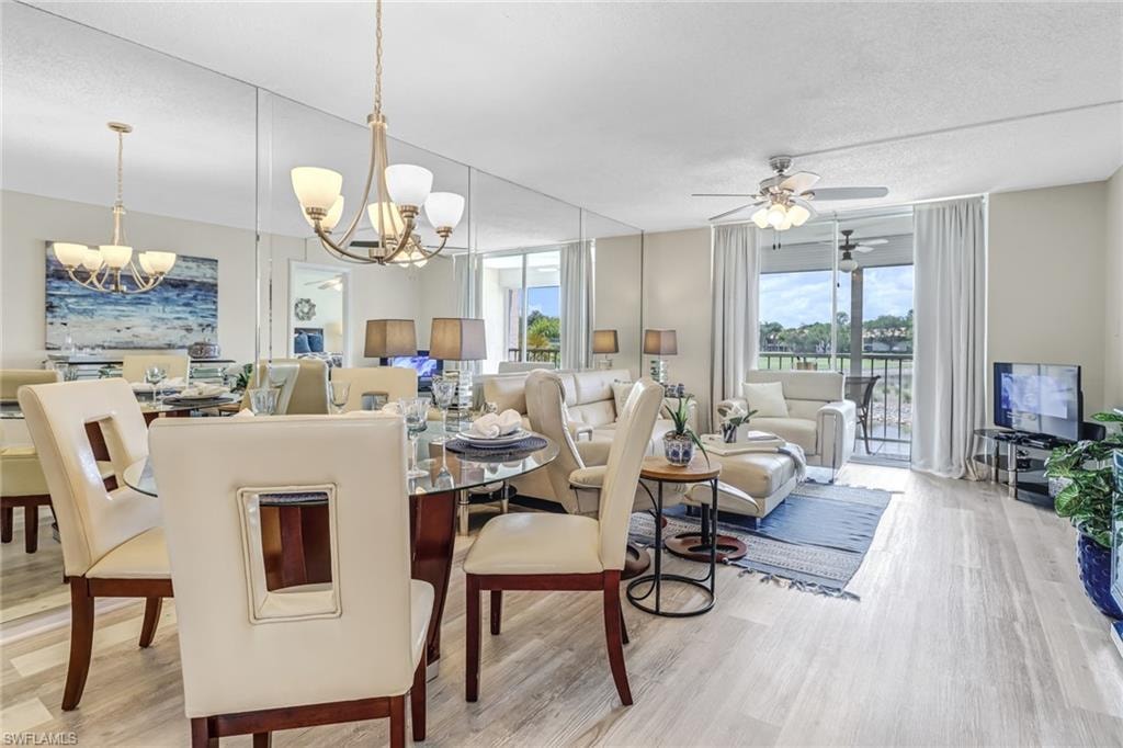 Bright and Airy living/dining area
