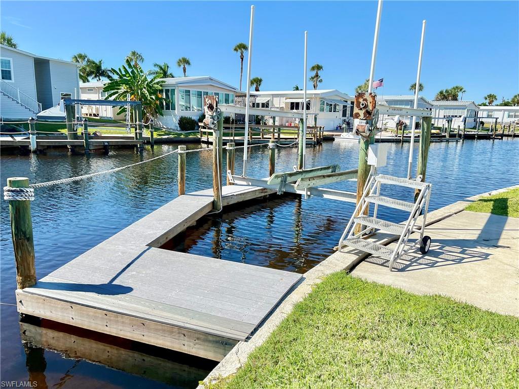 Walk around dock with beautiful canal views