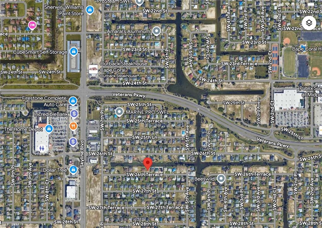 Map of property location