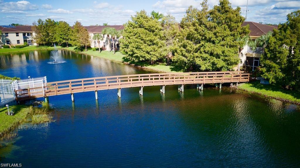 Dock with a water view