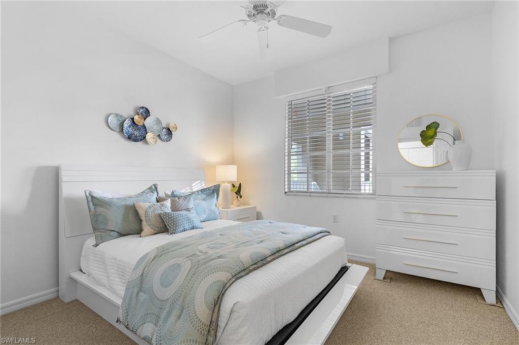 Second bedroom off front main foyer with ample closet space.