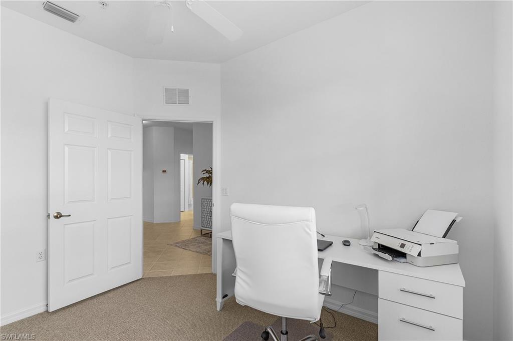 Den perfect as home office or 3rd bedroom for guests.