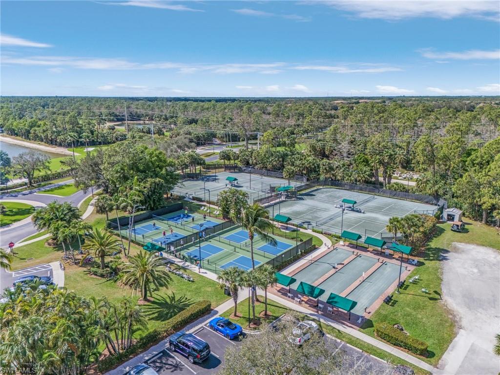 Pickleball, tennis and boccee courts.